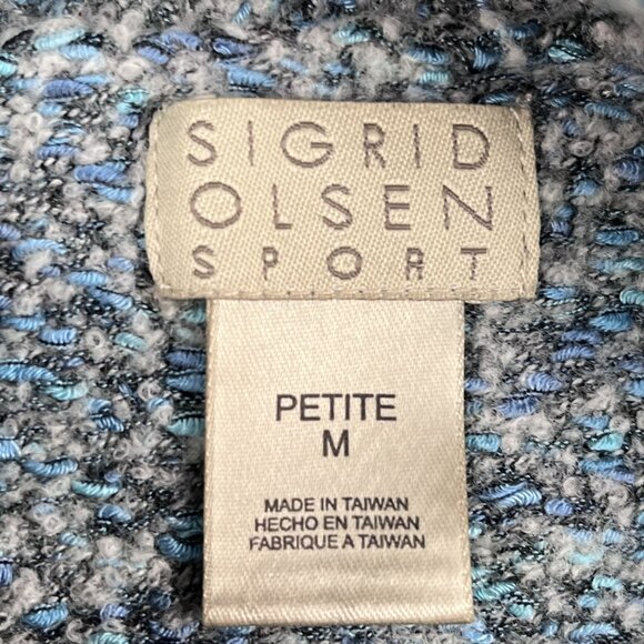 Sigrid Olsen Sport Womens Wool Blend Turtleneck Sweater Sz MP - Picture 4 of 5